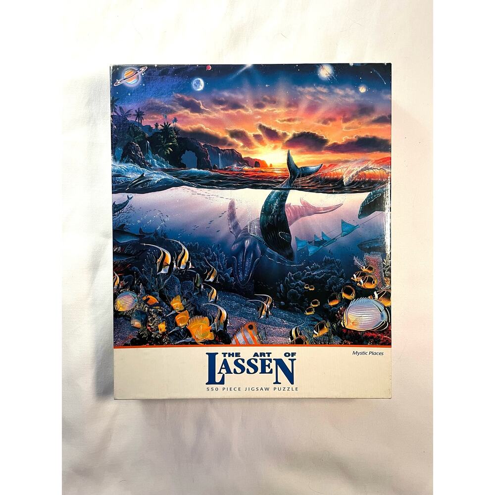 1999 The Art Of Lassen "Mystic Places" 550 Piece Puzzle Used, Rare, OOP, HTF